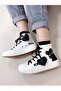 Women's and Children's Heart Lace-Up Bear Printed Sneakers Sneakers - 2