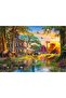 4000 Piece Sunset Puzzle in the Farm House - 5