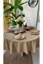İnci Dertsiz Oval Tablecloth Beige - 5