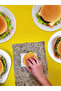 Kraft Serving and Presentation Paper Retro Printed 25X35 cm - 50 Pieces - 6