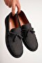 Genuine Leather Black Nubuck Men's Leather Casual Shoes Mrd25-0489 - 3