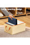 Large PU leather fabric storage box - 6