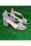 Girl - Silver Stone Detailed Heeled Evening Dress