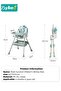 6 in 1 Baby High Chair for Toddlers, Foldable Babies Feeding Chairs, Multifunction Children's Dining - 8