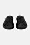 Men Slip On Leather Sandals, Black - 4