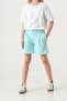 Double Leg Belt Cord Girl's Shorts - 4
