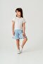Floral Embroidered Girl's Shorts - 4