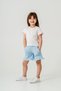 Floral Embroidered Girl's Shorts