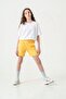 Double Long Girls' Shorts with Side Stripes - 4
