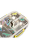 3 Compartment Stainless Steel bento Lunch Box, 800ml - T - Rex Purple - 5