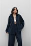 Navy Blue Sinius Linen Shirt - 2