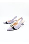 Women's Genuine Leather Heeled Shoes - 4