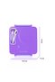 Jumbo Bento Lunch Box Set w/ Steel Food Jar, Ice Pack and Insulated Lunch Bag – Purple - 8