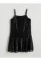 Black Sequined Girls' Evening Dress by Güli̇s Gi̇yi̇m