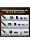 Over Ear Headphone, Wired Premium Stereo Sound Headsets with 50mm Driver, Foldable Comfortab - 8