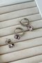 Silver Color Stone Detailed Vip Set of 3 Ysx Earrings - 2