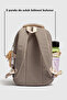 Rlx-1396 Set of 3 Children's Primary School Bag Backpack with Pen Holder and Lunch Bag Gray - 4