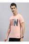 Men Pink Printed T-Shirt - Casual & Comfortable - 2