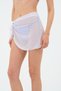 Women's White Tulle Pareo - 7