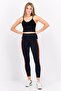 Women Full Length Solid Tights, Black - 4