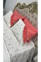 Pique Set with Double Skirt Ruffles 180*200cm Bed Sheet and Duvet Cover Shape - 4