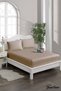 100% Cotton Striped Cotton Satin Single / Double Size Fitted Sheet Set | 100X200Mm | 160 X 200 | 180 X 200 - 3