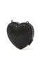 Micro Heart Clutch Bag, Heart Shaped Mini Chain Bag Single Size Women's Design - 2