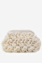 Dericlub Women's Straw Handmade Cloud Knitted Crossbody Bag Zy 25006 White