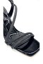 Kindep (Park Moda) Piping Detailed Heeled Women's Sandals Black - 4