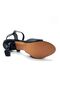 Kindep (Park Md) Wide Single Strap Heeled Women's Shoes Black - 5