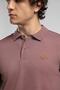 Resao men's polo collar t-shirt dusty rose - 4