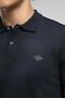 Resao men's polo collar t-shirt navy blue - 4