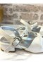 Elegant Pearl Shiny Heel Shoes Sedef-Ekru - 4