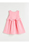 Mg trenden pink buttoned front muslin girl's dress - 4