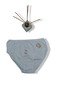 100% Cotton Women's Reported Bib 6-Piece High Waist Bato - 3