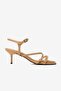 Nerissa Beige Skin Thin Strap Women's Heeled Shoes - 3