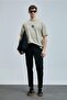 Helix Slim Fit Men's Beige T-Shirt (111020245)