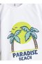 Lcw Kids White Boys Swimming T-Shirt and Swimming Shorts 2-Pack - 5
