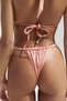 Dahlia Strap Knot Detailed Salmon Bikini Top - 7