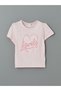 Lcw Crew Neck Printed Girl's T-Shirt 2 Pack Fashion - 5