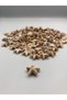 50 Pcs Sea Star Brown Cream Acrylic Plastic Beads 15 mm with Hole - 2