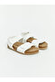 Lcw Steps White Velcro Baby Girl Sandals