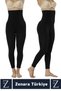 Casual Natural Look 2 Sizes Slimming Body Shaping Double Layer Laser Cut High Waist Corset Leggings - 2