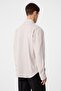 Beige Relax Fit Linen Blend Men's Shirt - 5