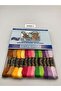 Losiya Paris Muline Thread Set Etamine Thread Cross Stitch Thread Set 12 Colors Koton - 3