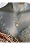 Letter B Stainless Steel Necklace 40+5 cm