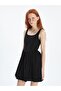 Xside Black Square Neck Poplin Mini Dress - 2