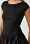فستان KayıkYaka A-Form Fit Maxi محبوك - 6