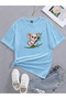 Hıla Fashion Printed Charming Plus Size T-Shirt