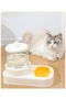 Automatic Pet Food and Water Dispenser Set, Cat Feeding Station with Cute Design 2200ML+1800ML SET - 3